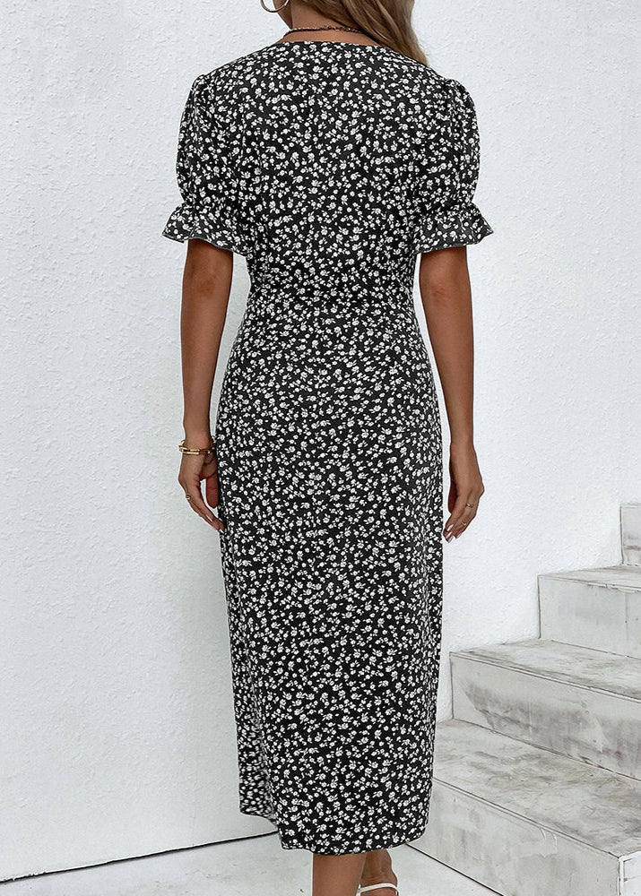 Aysel Robe Florale Élégante et Confortable