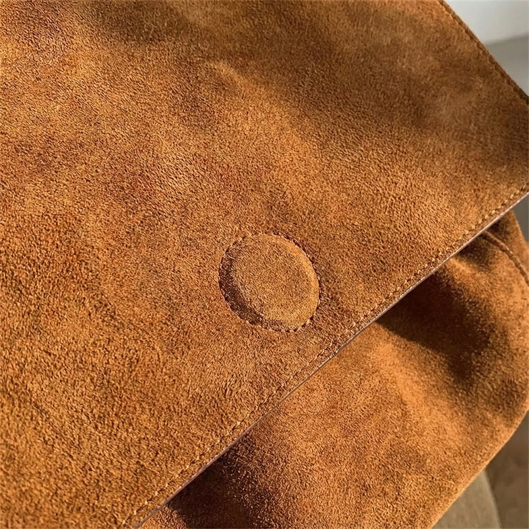 Kalinae - Vintage Suede Shoulder Bag
