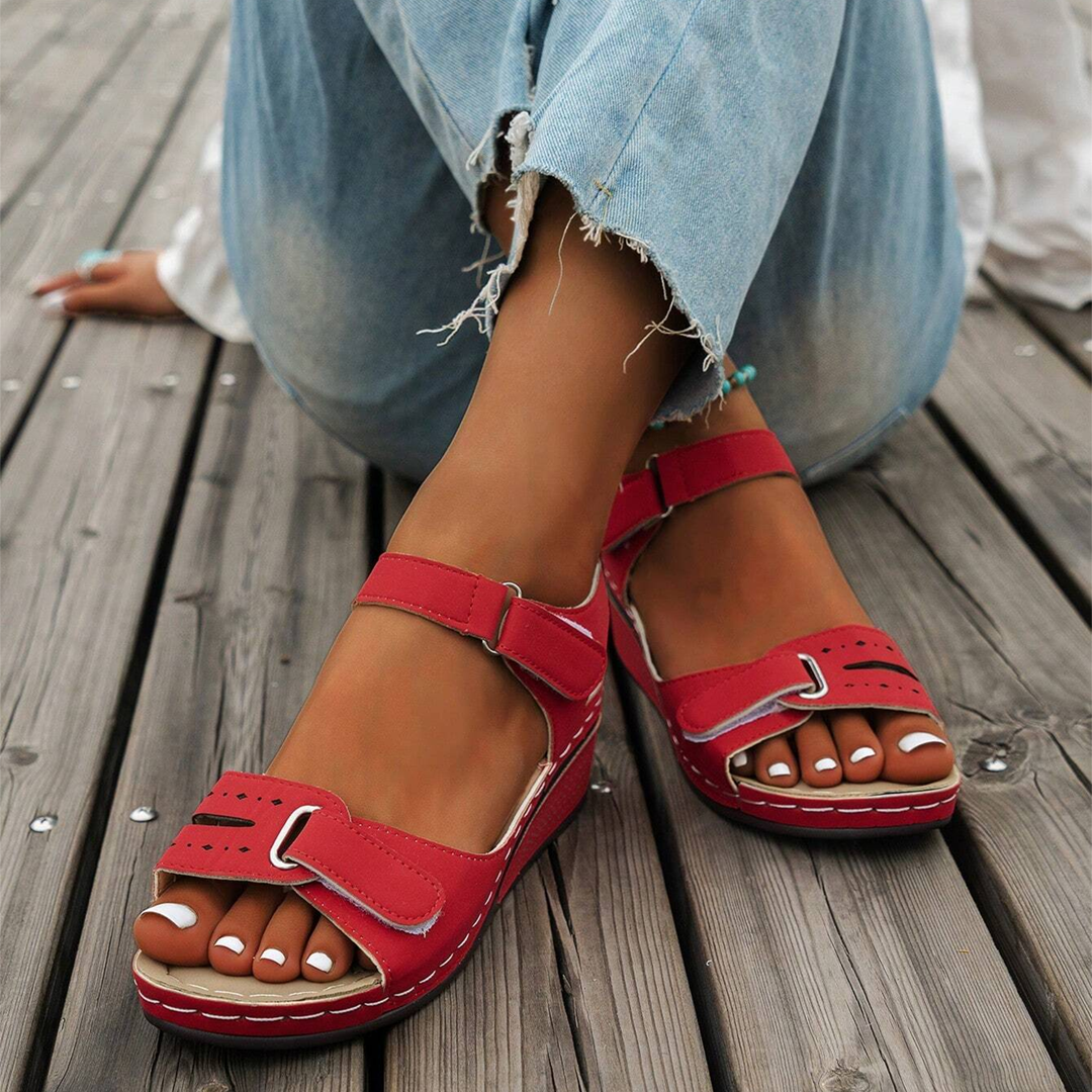 Nolwenn™ - Comfortable and Elegant Sport Wedge Sandals