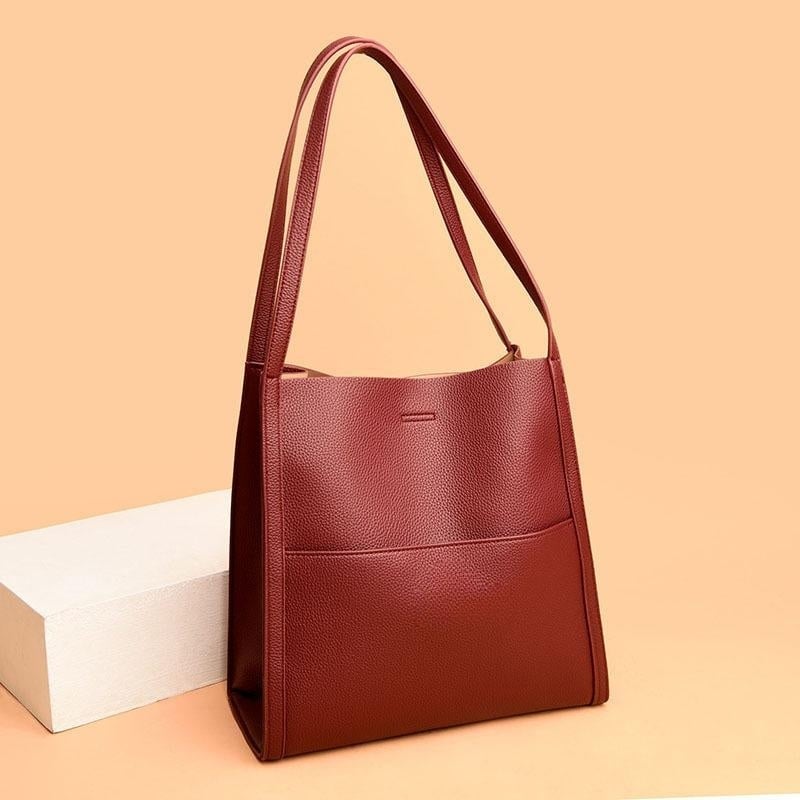 Corinne - Sac à épaule en cuir élégant et spacieux