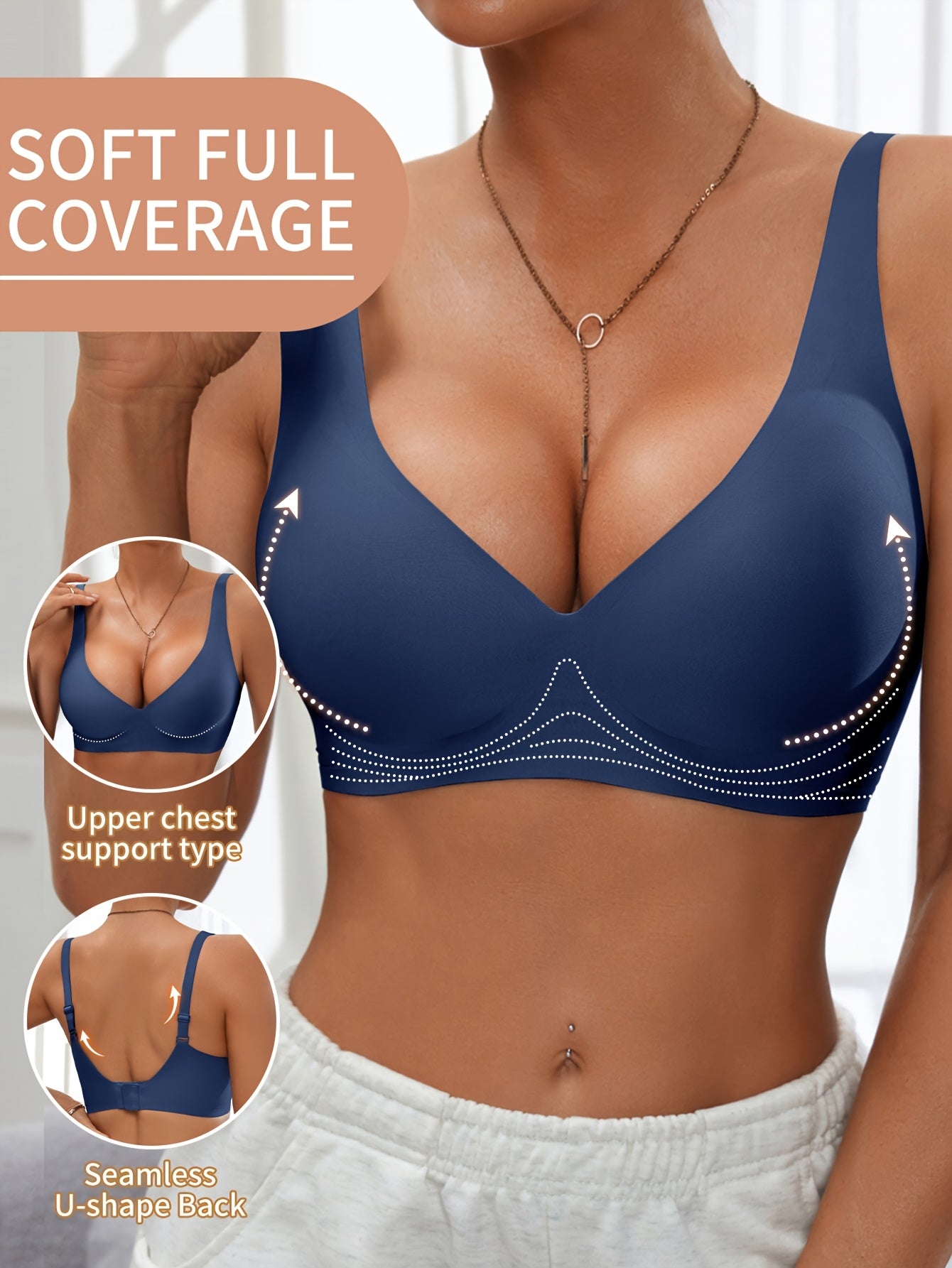 Isendra - High Coverage Comfort Push-Up Bra