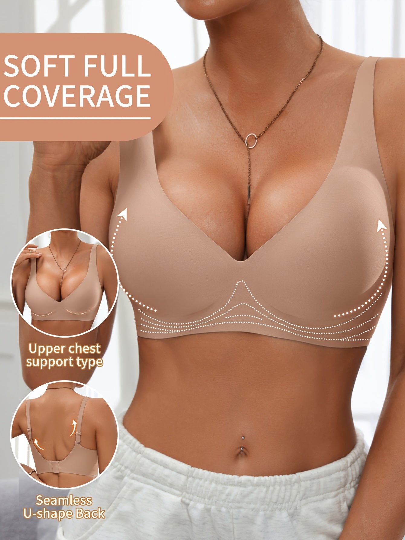 Isendra - High Coverage Comfort Push-Up Bra
