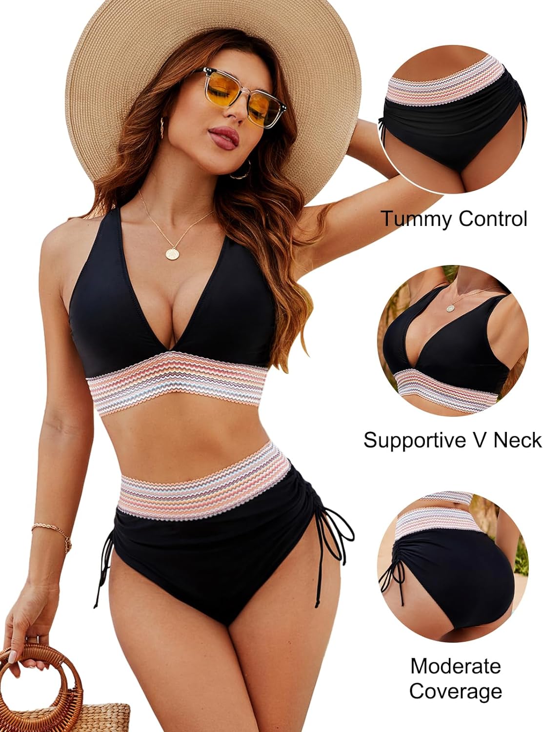Leila - Bikini à contrôle du ventre