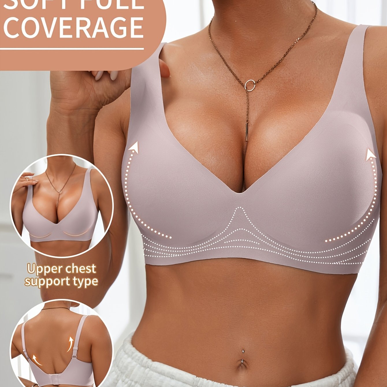 Isendra - High Coverage Comfort Push-Up Bra