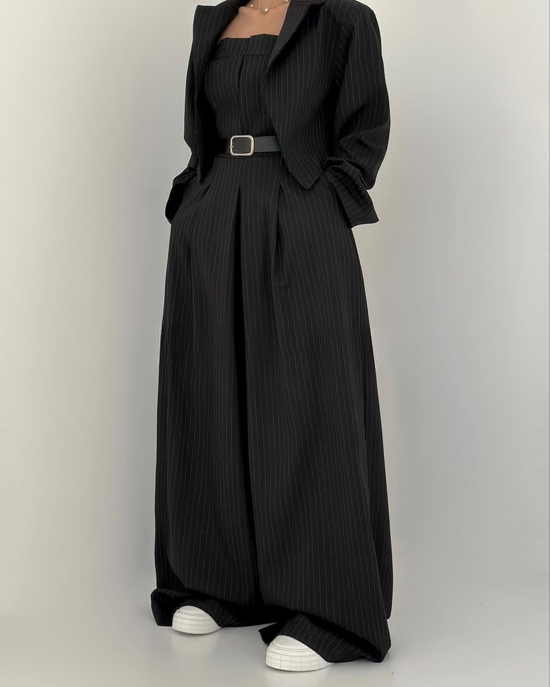 Cyravine - Women's Bustier and Jacket Set - Elegant and Trendy Style