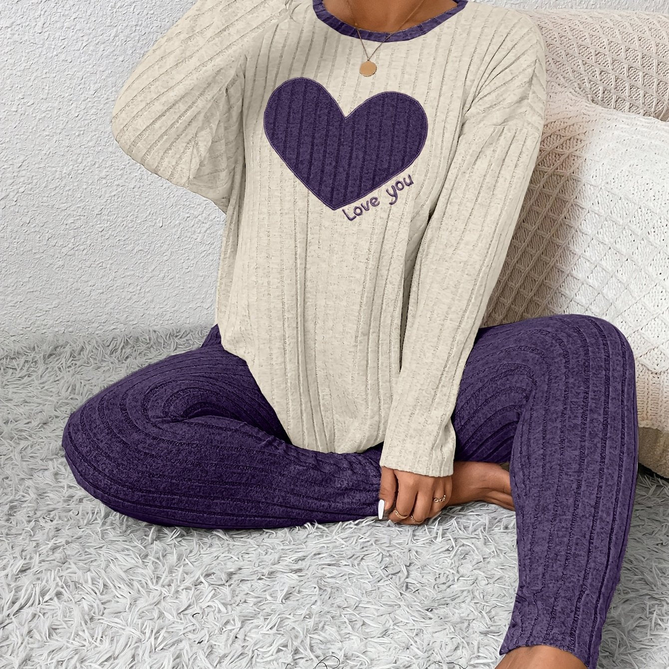 Javelle - Comfort Relax Heart Loungewear Set
