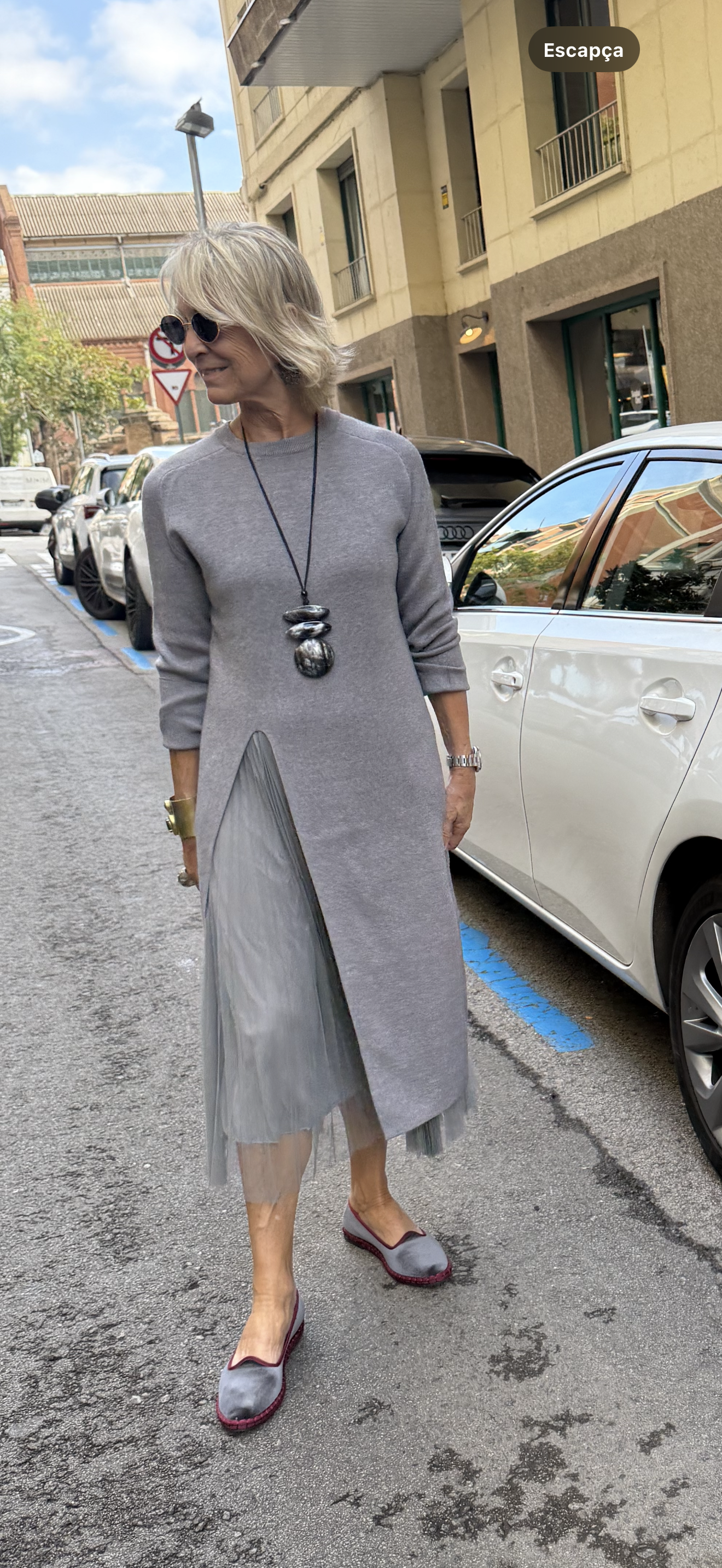 Gwenirra - Robe Tulle Tricotée Élégante