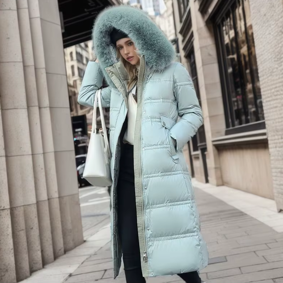 Jorène - Long Down Jacket Elegance and Warmth