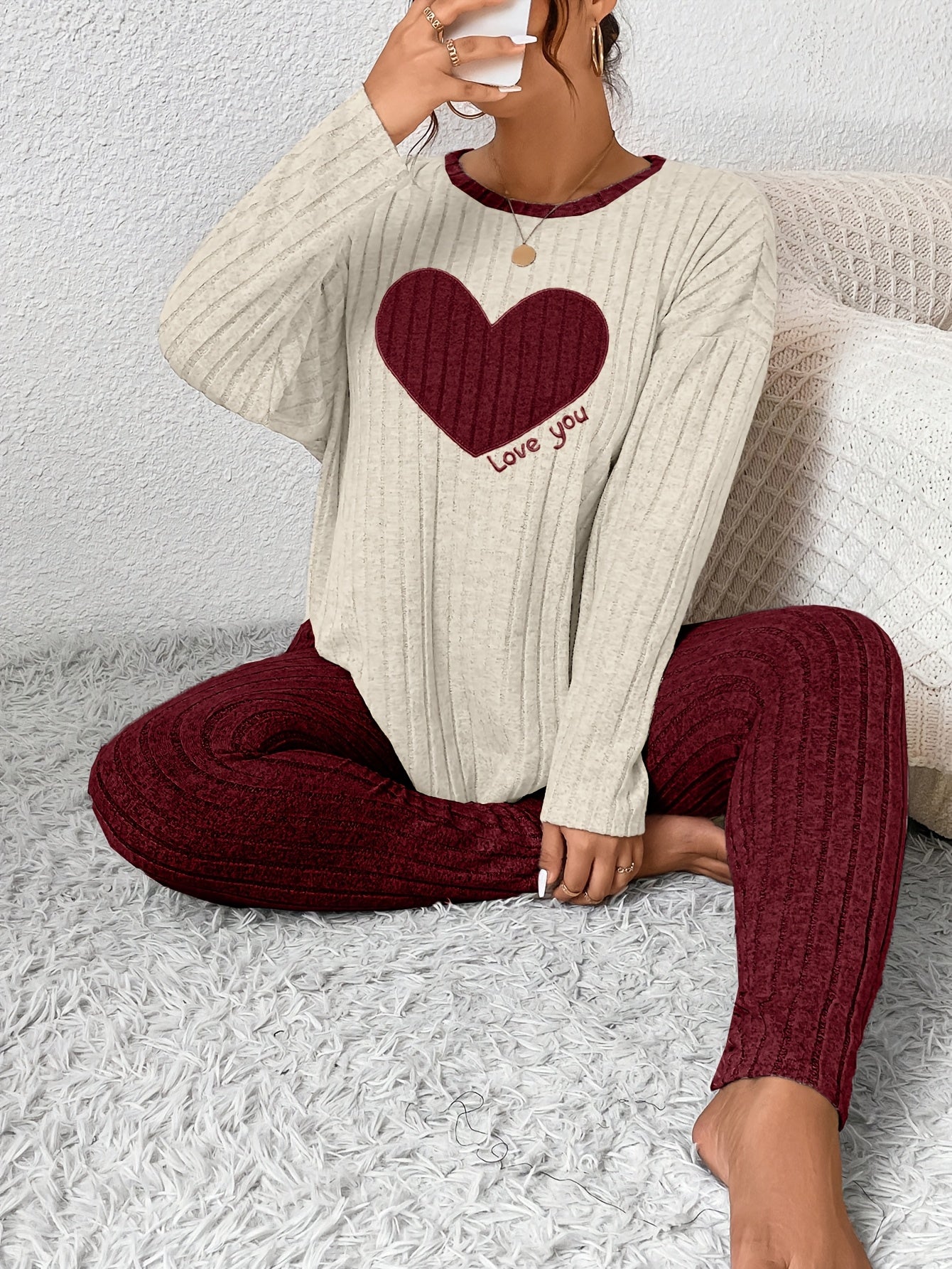 Javelle - Comfort Relax Heart Loungewear Set