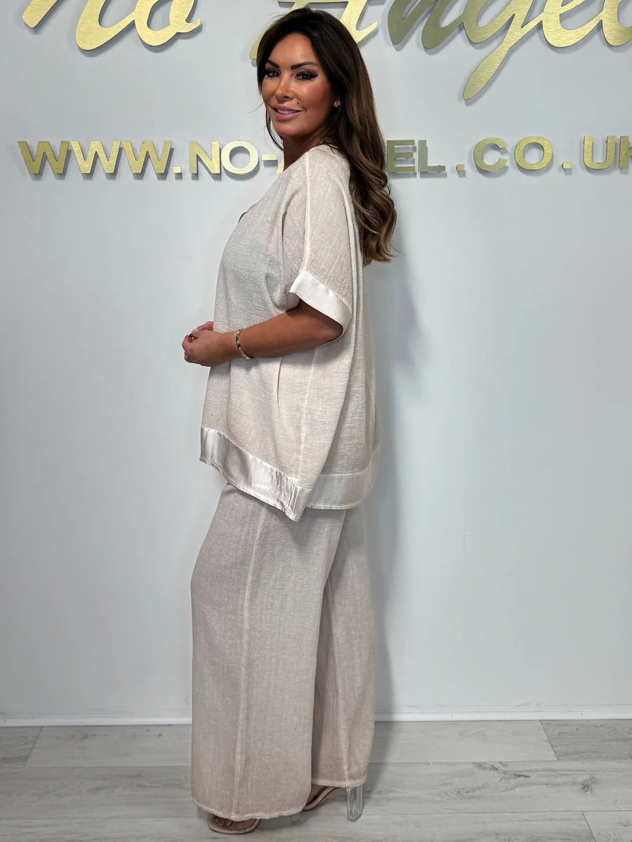 Haliora - Ensemble féminin décontracté et tendance avec décolleté en V