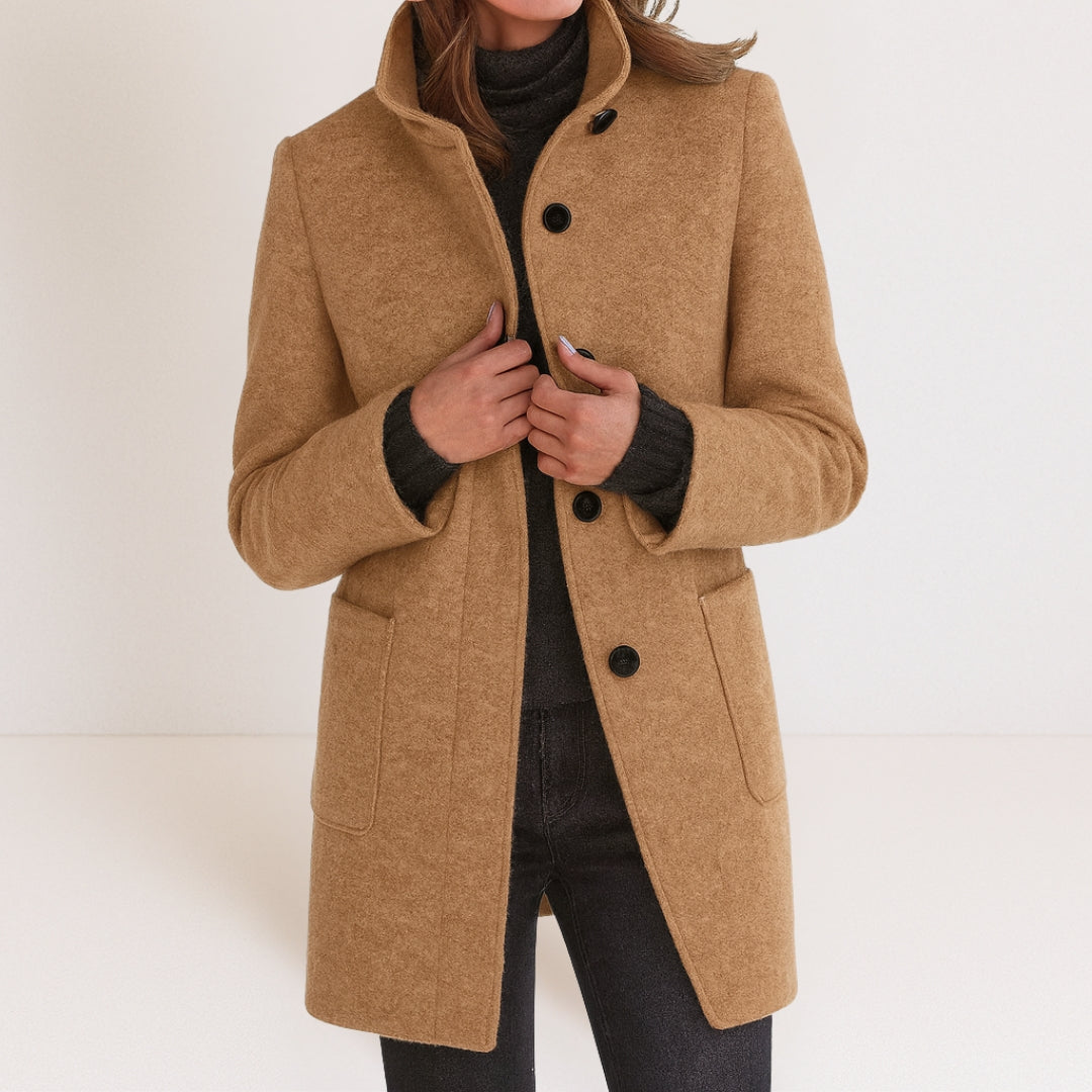 Kaloria - Women's Jacket with Stand-Up Collar