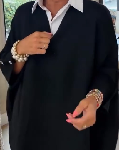 Rosavianne - Blouse Femme Chic à Col Chemise