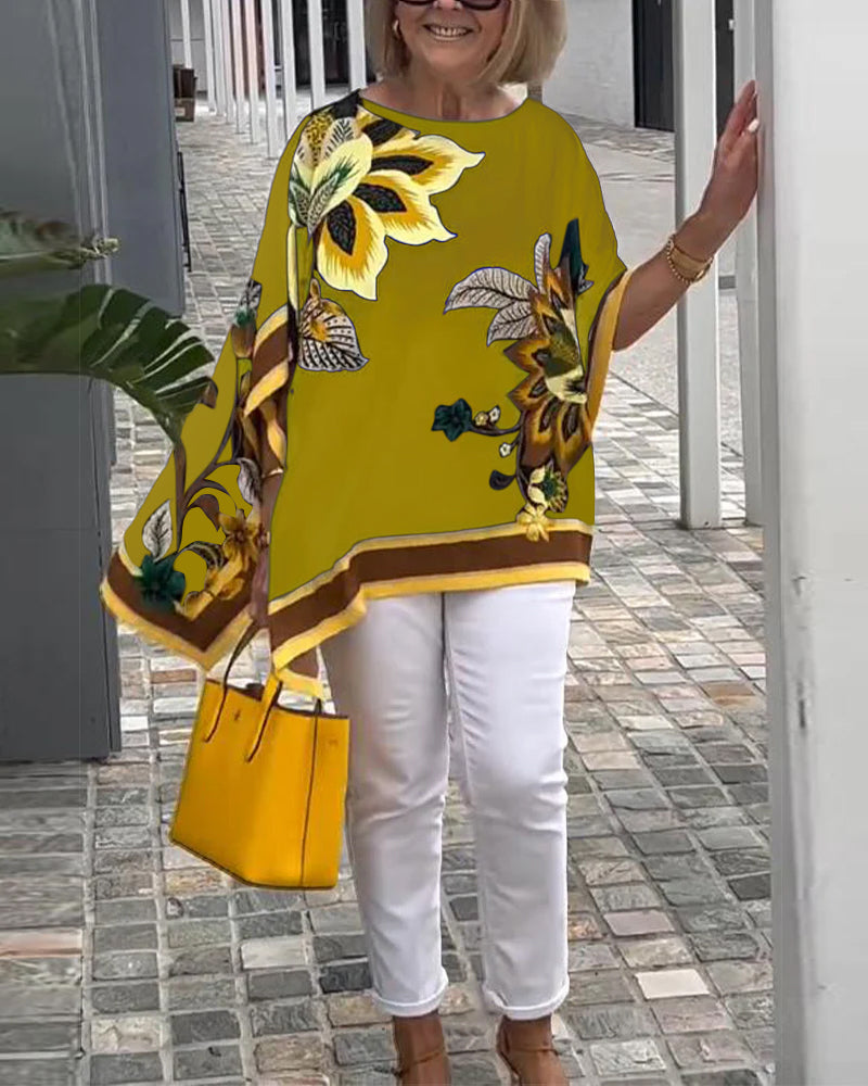 Rheala - Blouse décontractée imprimée
