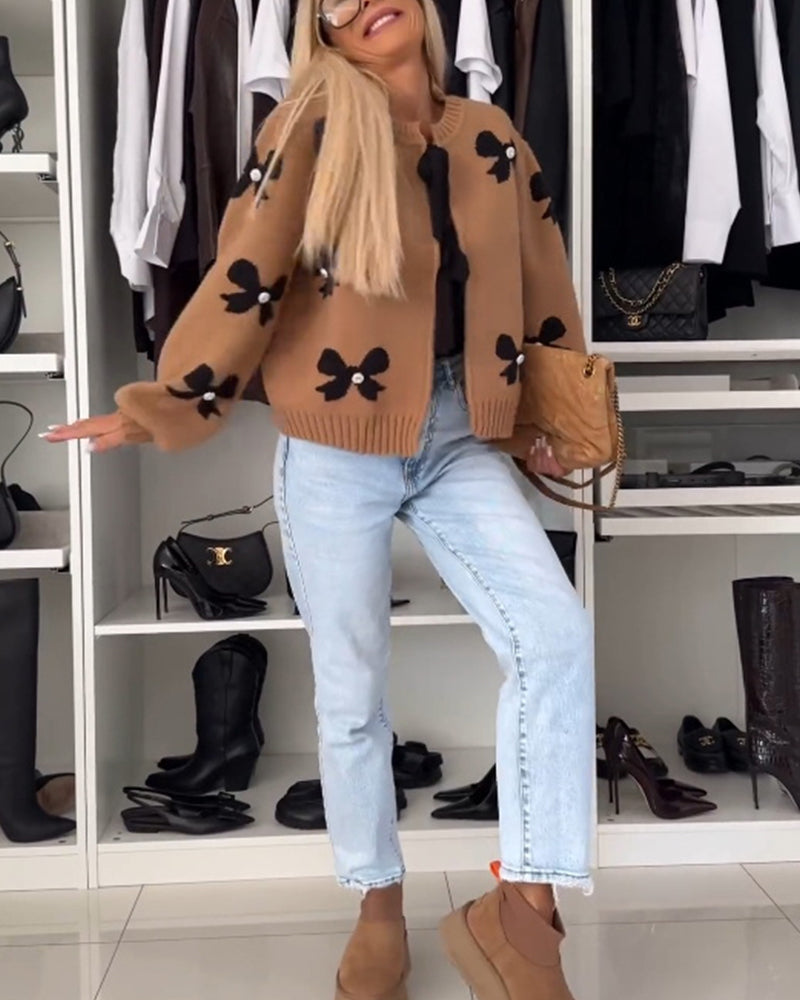 Florentine - Elegant Knot Cardigan