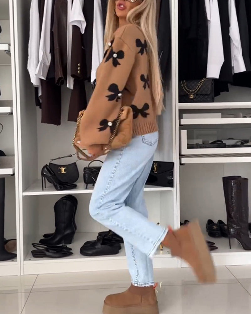 Florentine - Elegant Knot Cardigan