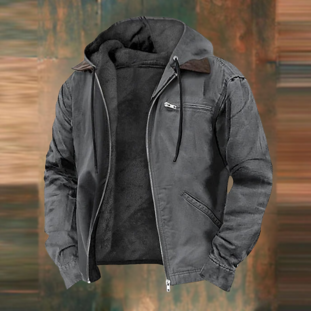 Philip - Men's Warm Hooded Jacket