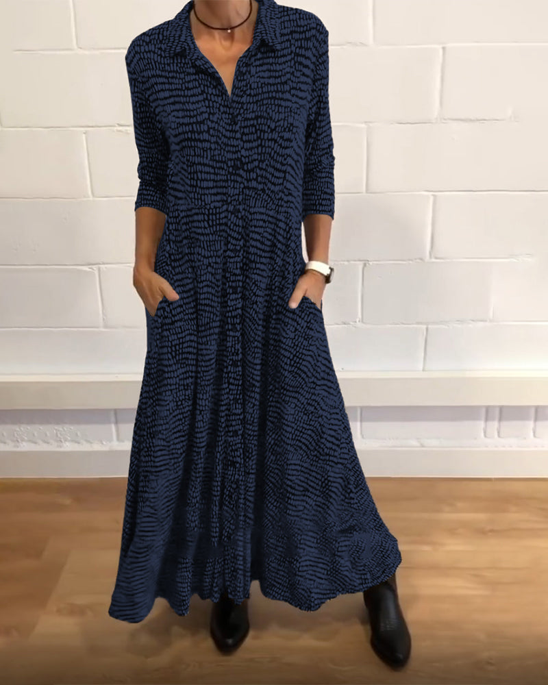 Hélène - Robe Maxi Vintage Élégante et Bohème
