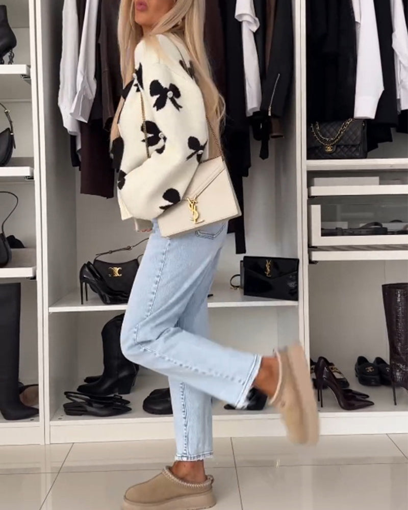 Florentine - Elegant Knot Cardigan