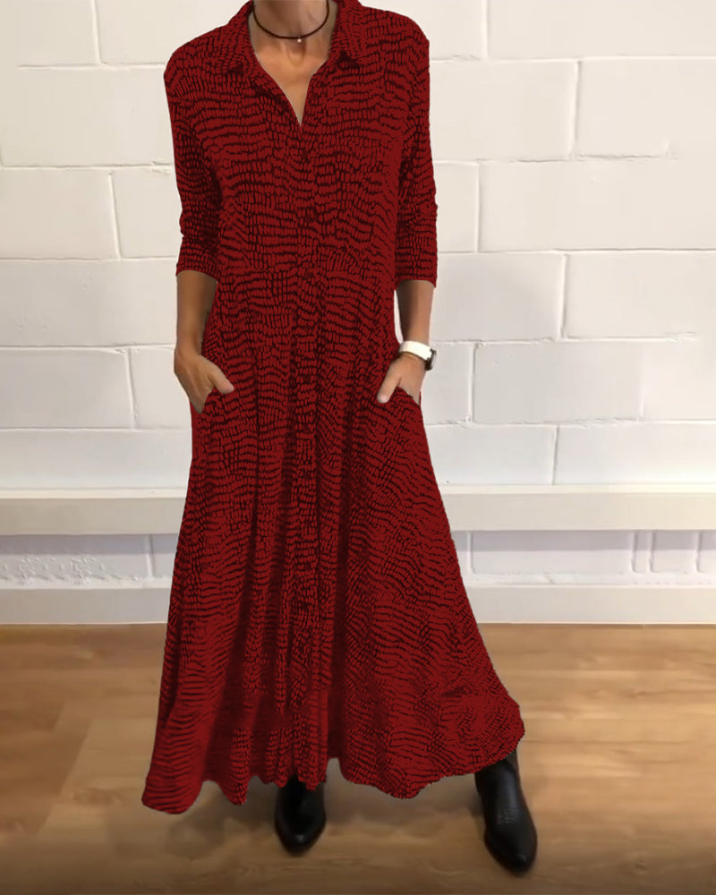 Hélène - Robe Maxi Vintage Élégante et Bohème