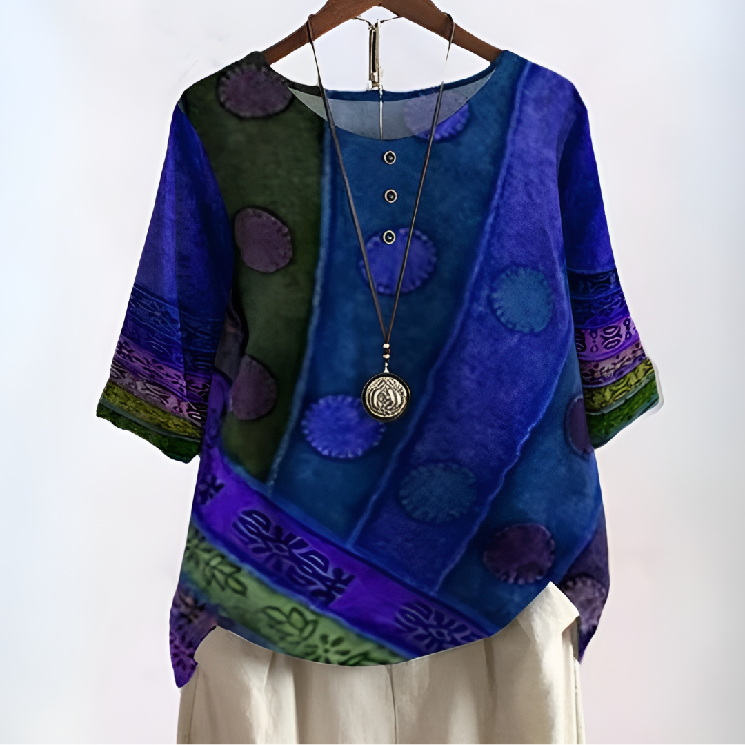 Elvoria - Soft and Flattering Bohemian Shirt