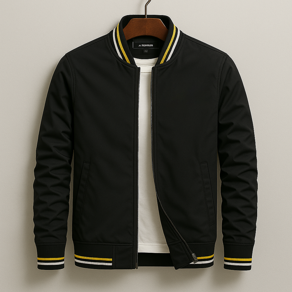 Kevin - Blouson bomber à rayures pour un style moderne et décontracté