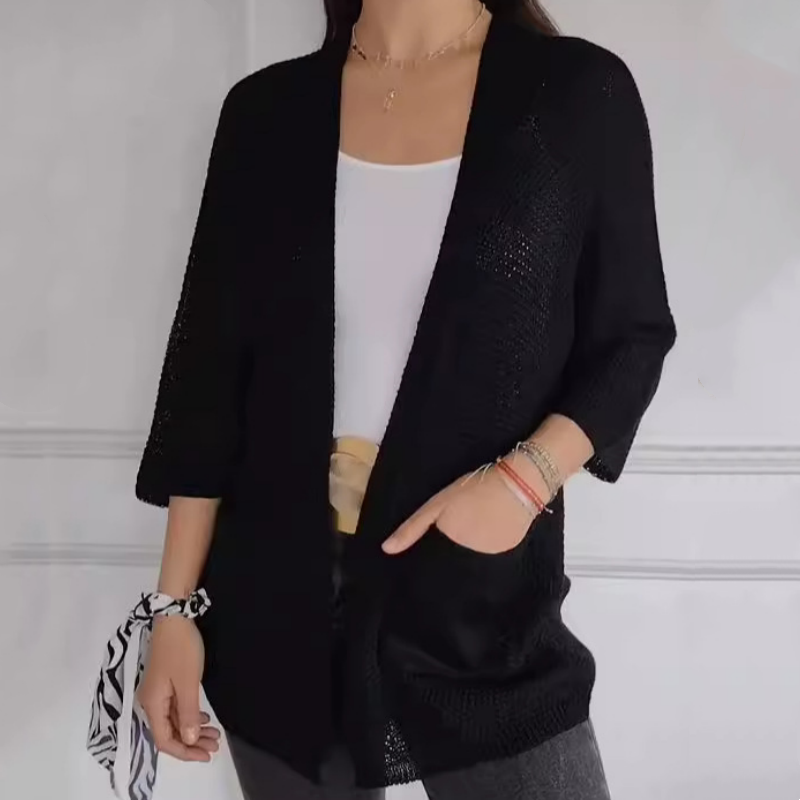 Noor™ - Manteau Tricoté Ouvert