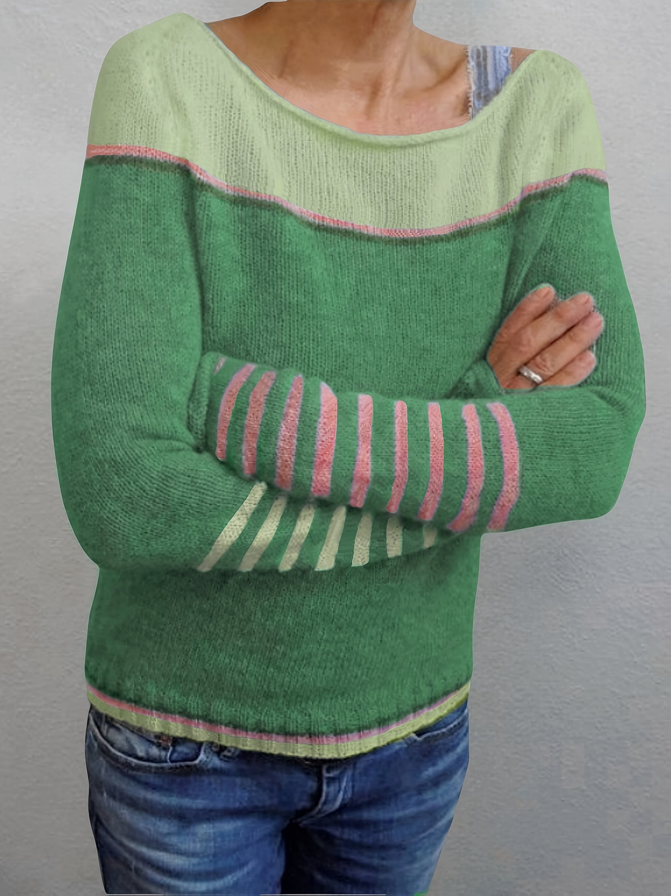 Isavielle - Striped Cashmere Sweater