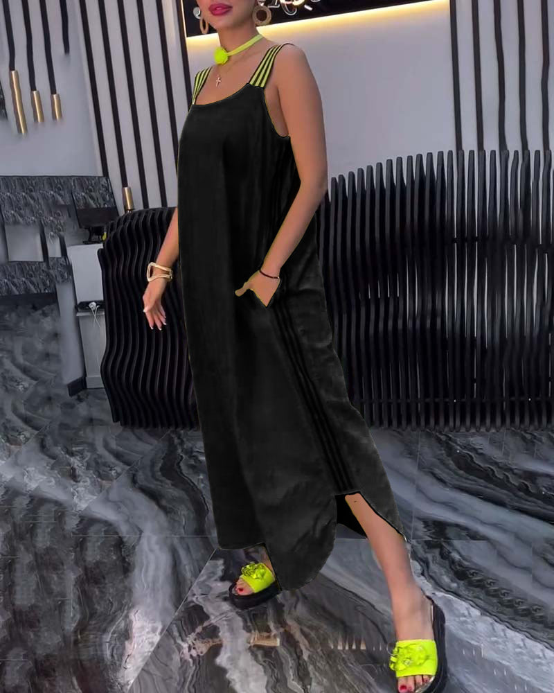 Nyelle - Robe bretelles séparées lâche