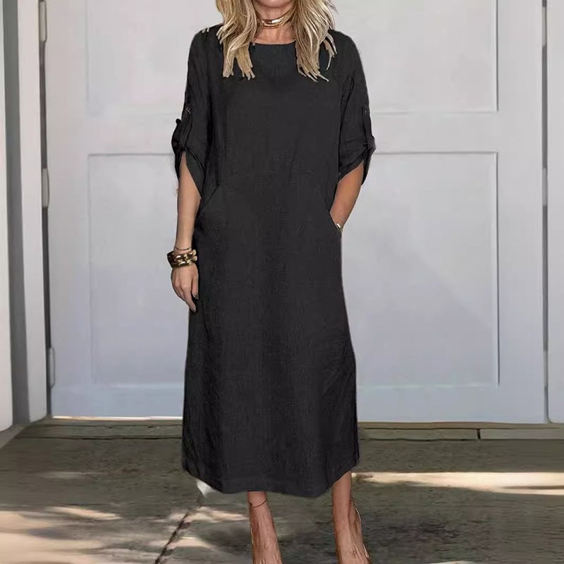 Emine - Robe Élégante avec Poches