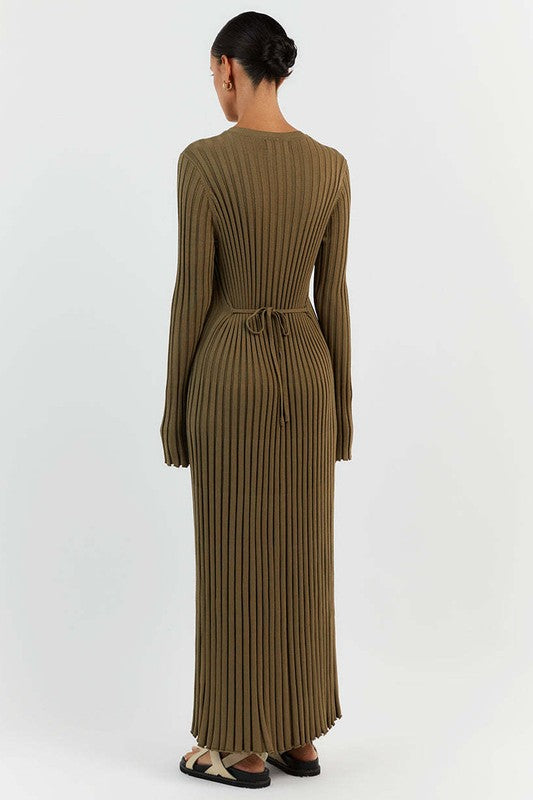 Céline - Robe Maxi Maille Femme