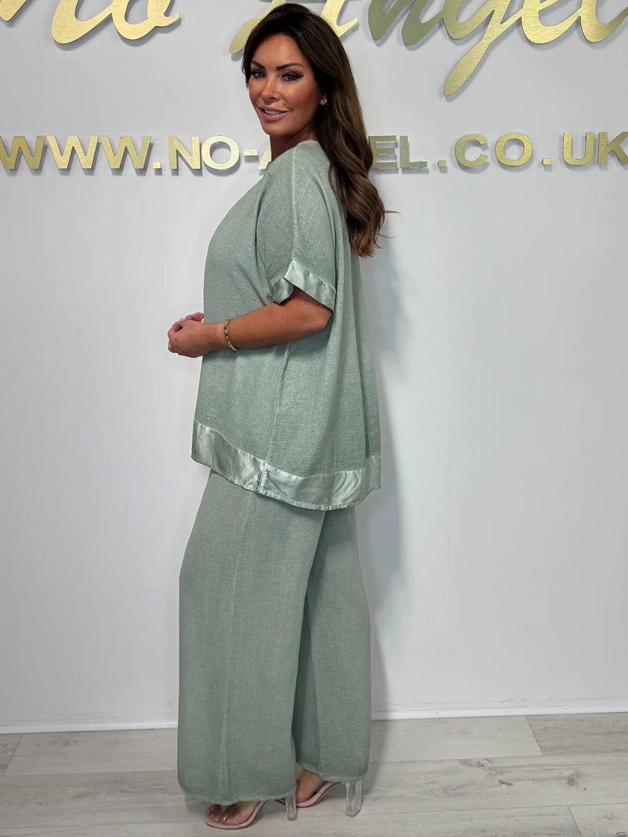 Haliora - Ensemble féminin décontracté et tendance avec décolleté en V