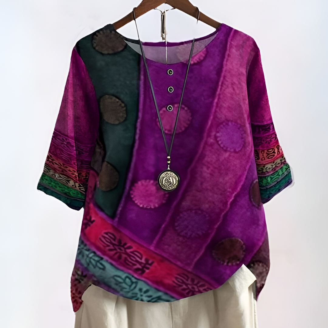 Elvoria - Soft and Flattering Bohemian Shirt