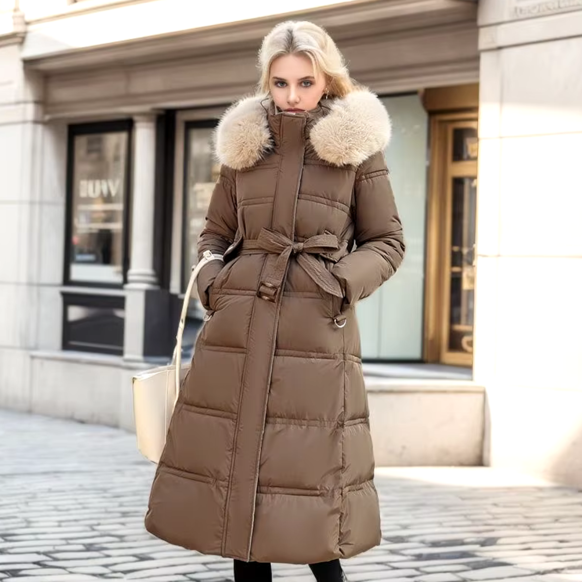 Jorène - Long Down Jacket Elegance and Warmth