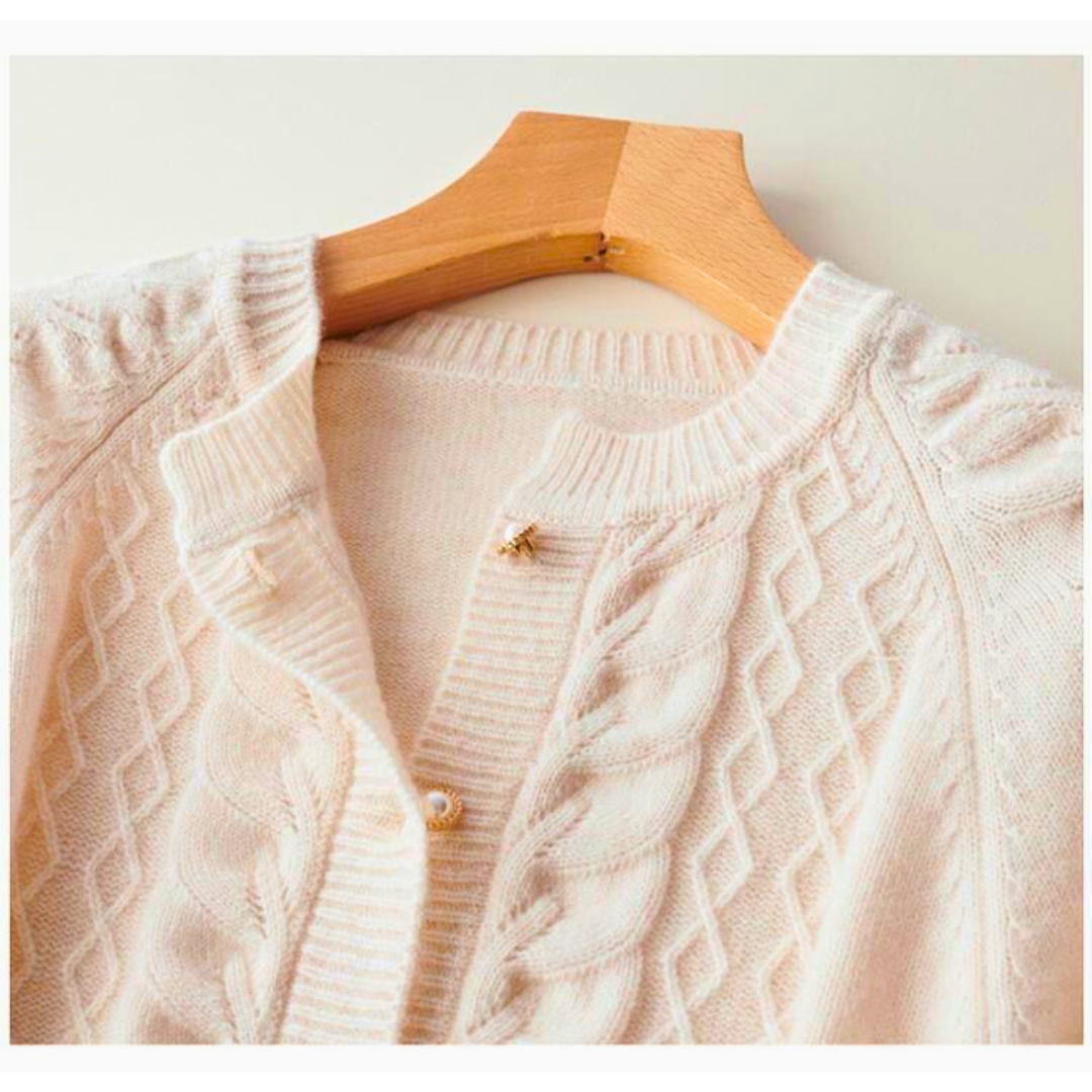 Alexandrine - Women's Round Neck Wool Vest