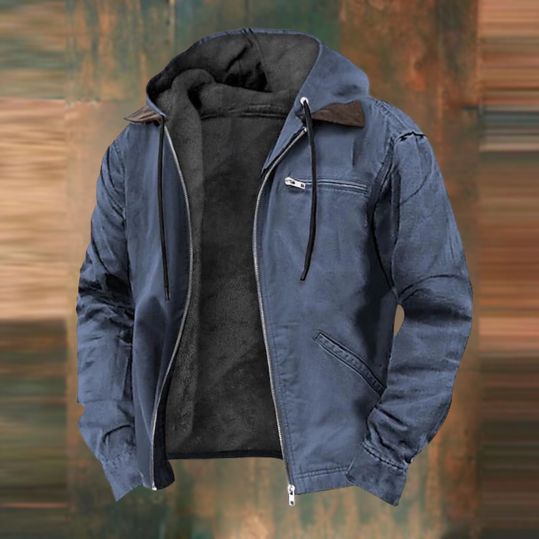 Philip - Men's Warm Hooded Jacket