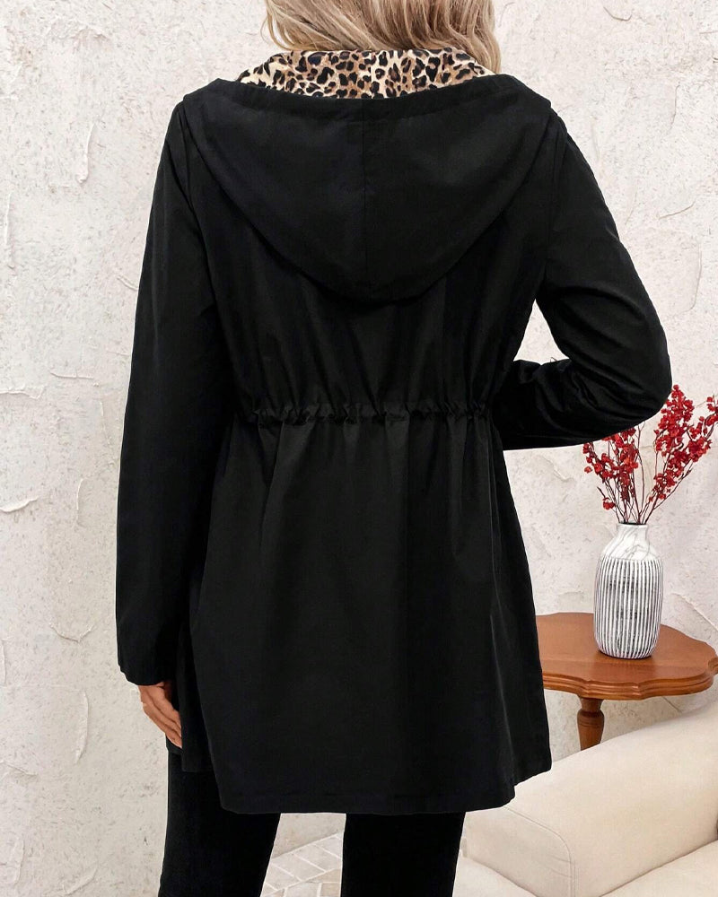 Fioraine - Manteau Léopard Élégant pour Femme