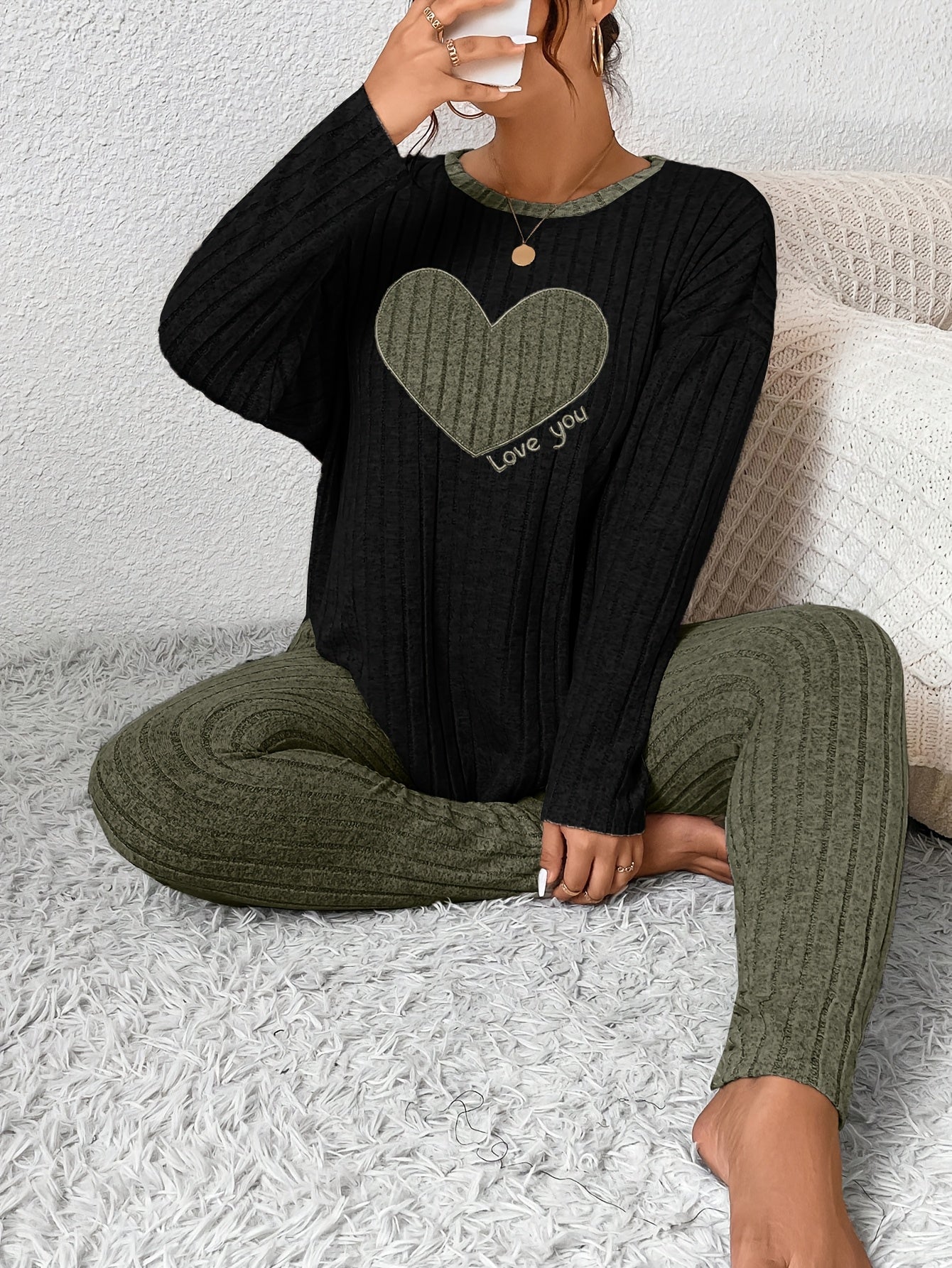 Javelle - Comfort Relax Heart Loungewear Set