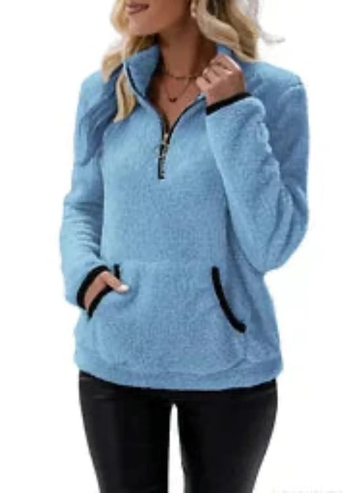 Bénédicte - Pull Sherpa Doux et Confortable