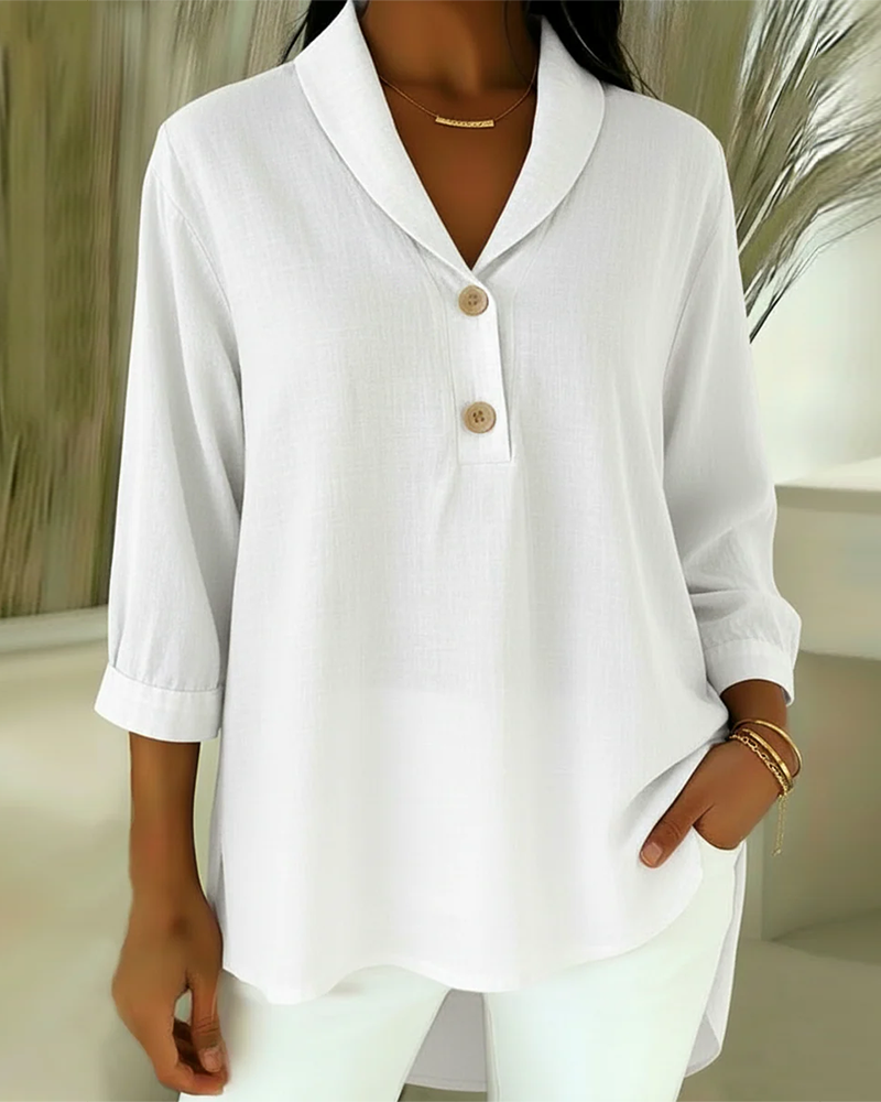 Belyra - Elegant Blouse in Cotton and Linen