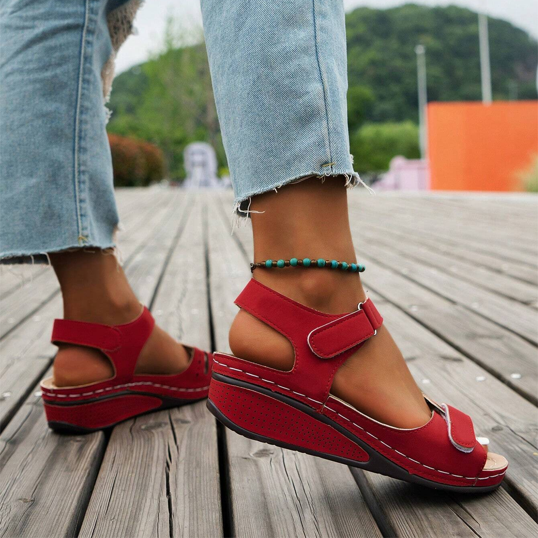 Nolwenn™ - Comfortable and Elegant Sport Wedge Sandals