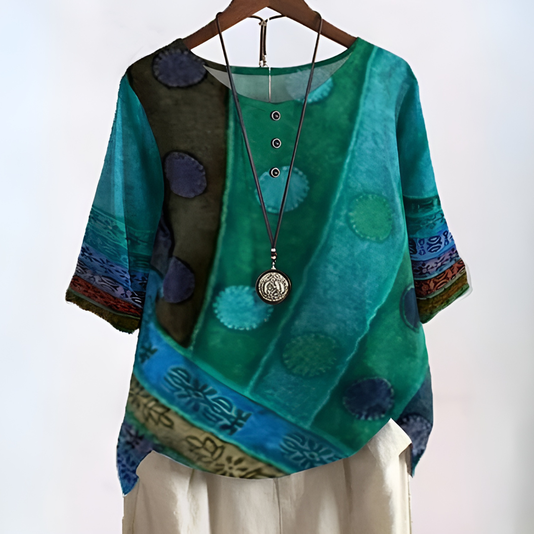 Elvoria - Soft and Flattering Bohemian Shirt