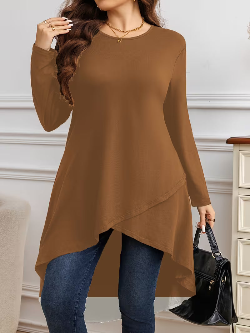 Arelivine - T-shirt élégant à manches longues