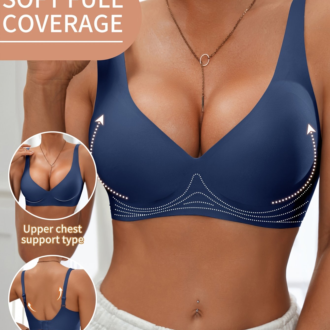 Isendra - High Coverage Comfort Push-Up Bra