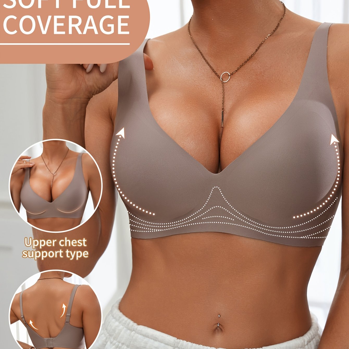 Isendra - High Coverage Comfort Push-Up Bra