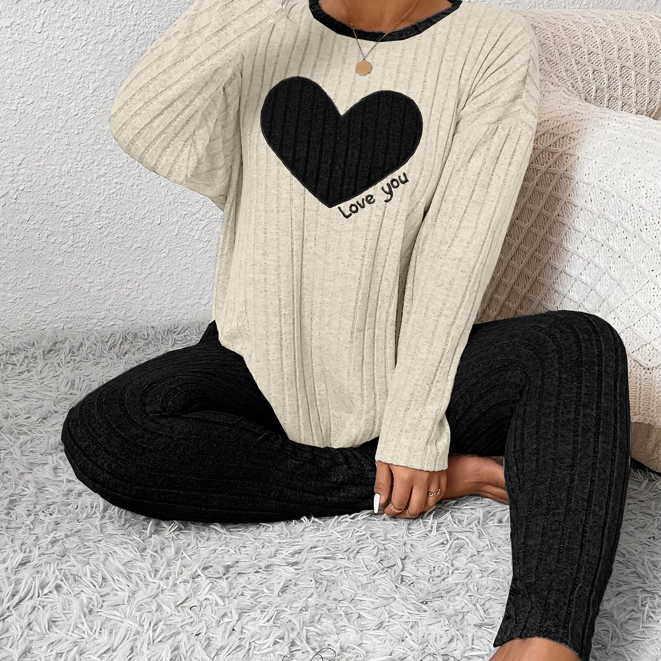 Javelle - Comfort Relax Heart Loungewear Set
