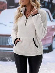 Bénédicte - Pull Sherpa Doux et Confortable