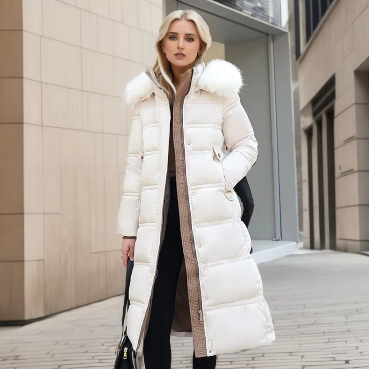 Jorène - Long Down Jacket Elegance and Warmth
