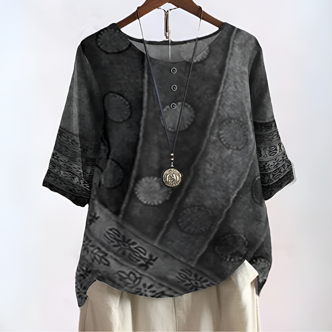Elvoria - Soft and Flattering Bohemian Shirt