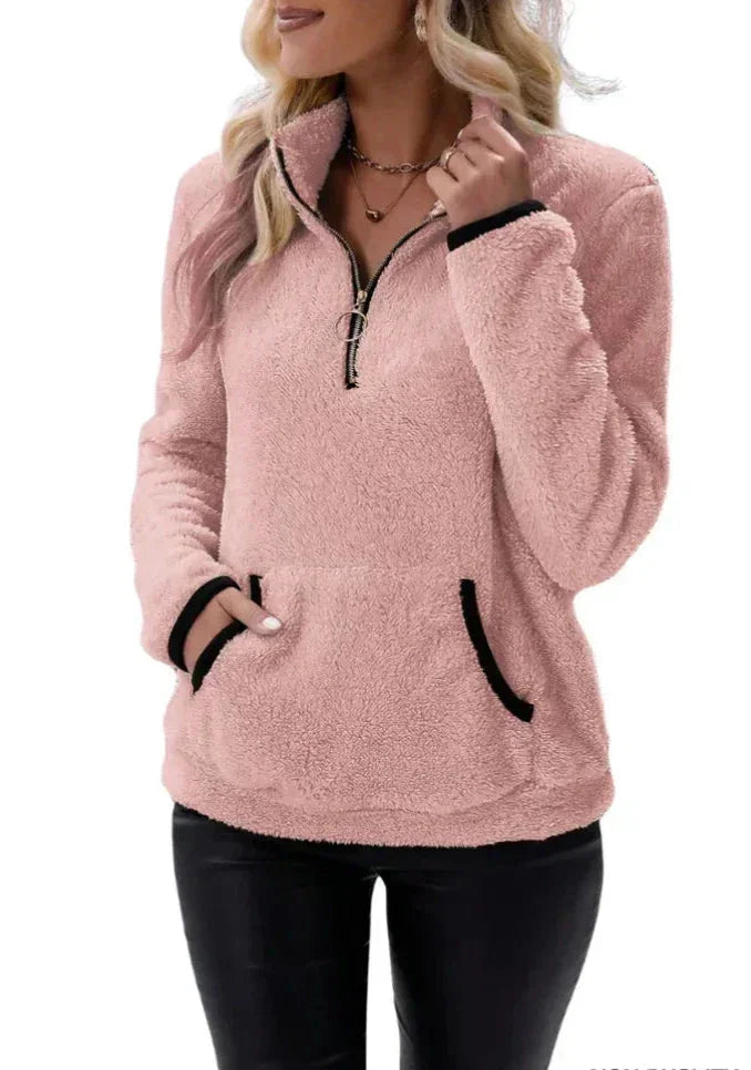 Bénédicte - Pull Sherpa Doux et Confortable