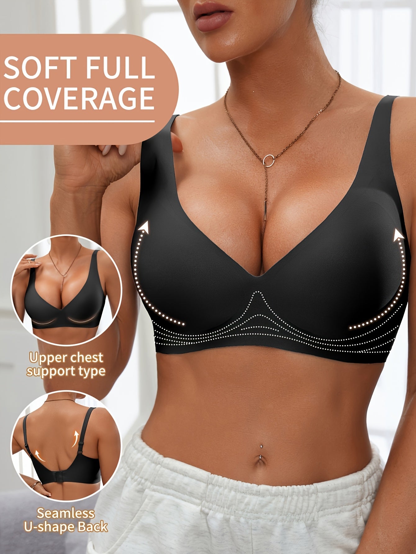 Isendra - High Coverage Comfort Push-Up Bra